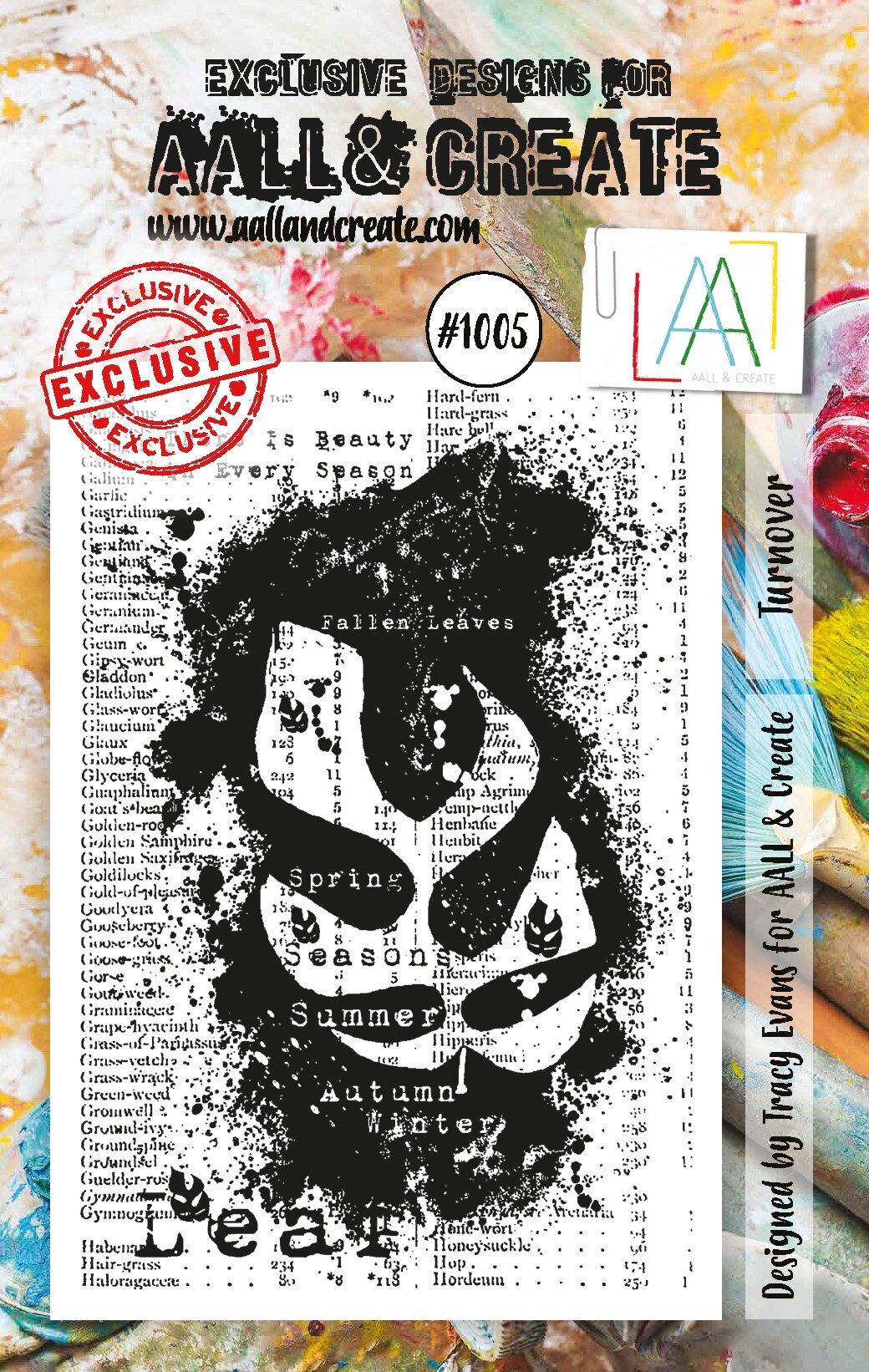AALL And Create A7 Photopolymer Clear Stamp Set-Turnover