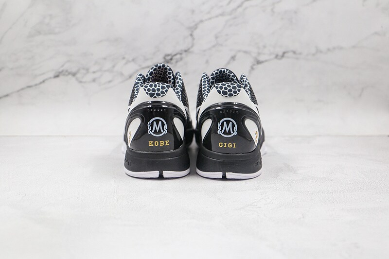 Kobe Protro Mamba Forever Black White-Metallic Gold MakerPlace