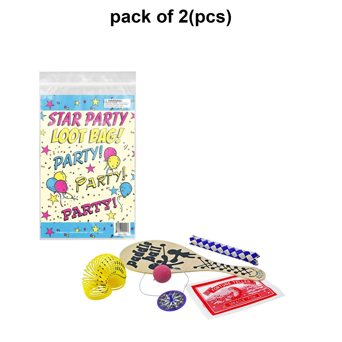 Star Party Loot Bag | 6 x 10 inch easy open | MINA&#xAE;