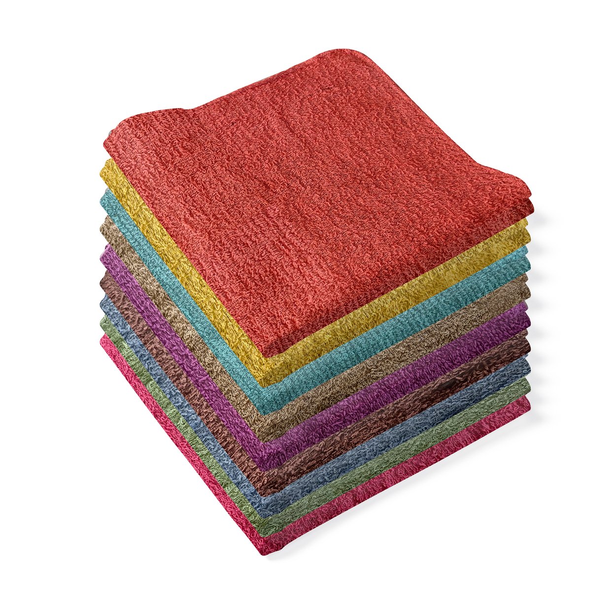 Bargain Hunters 3-Pack: 100% Ultra-Soft Absorbent Cotton Multipurpose Cleaning Wash Cloths