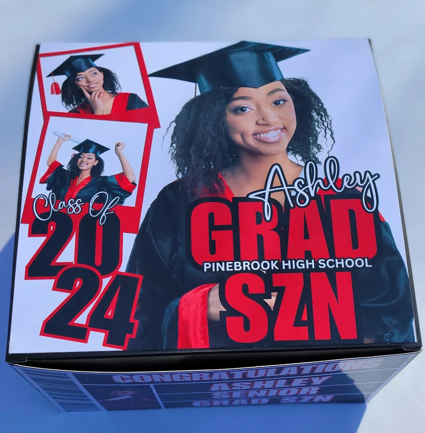 Custom Graduation Box | GRAD SZN | Graduation 2024 | Grad 2024 | GRAD ...