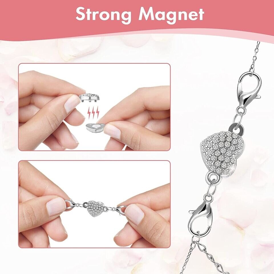 Gold and Silver Color Magnetic Lobster Clasps for Jewelry. Strong Mag