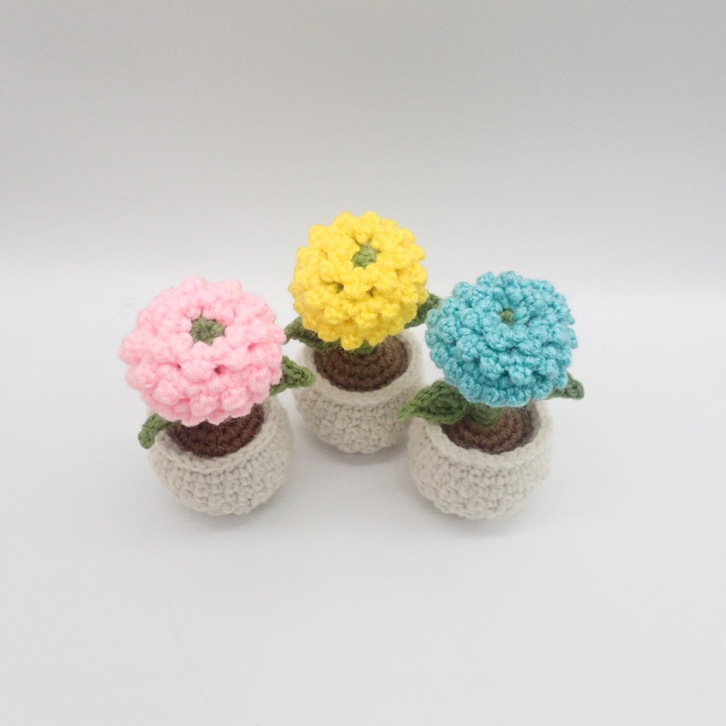 Crochet Dahlia Flower in a Pot | MakerPlace by Michaels