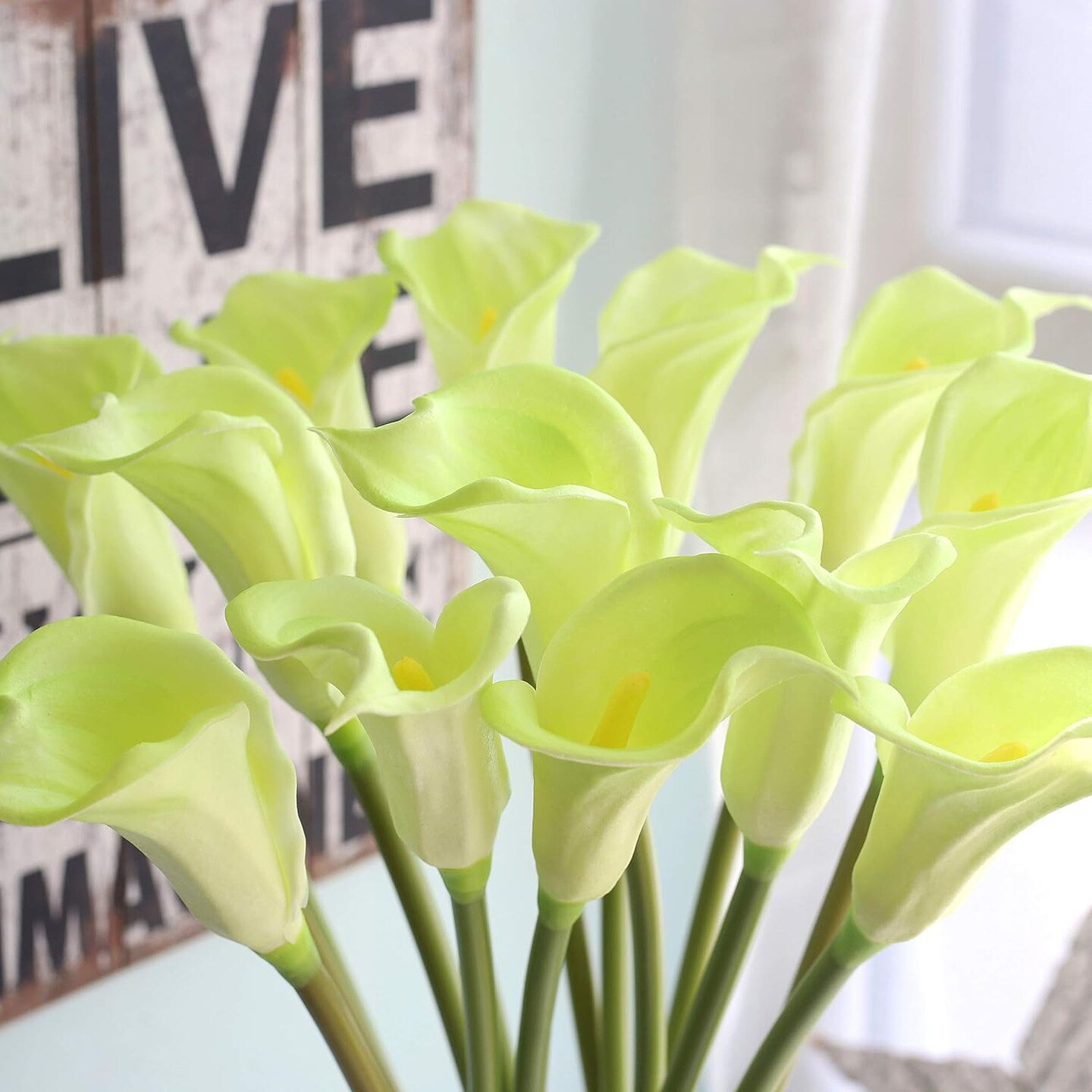 10pcs Realistic Calla Lily Bouquet - Ideal for Weddings &#x26; Home Decor