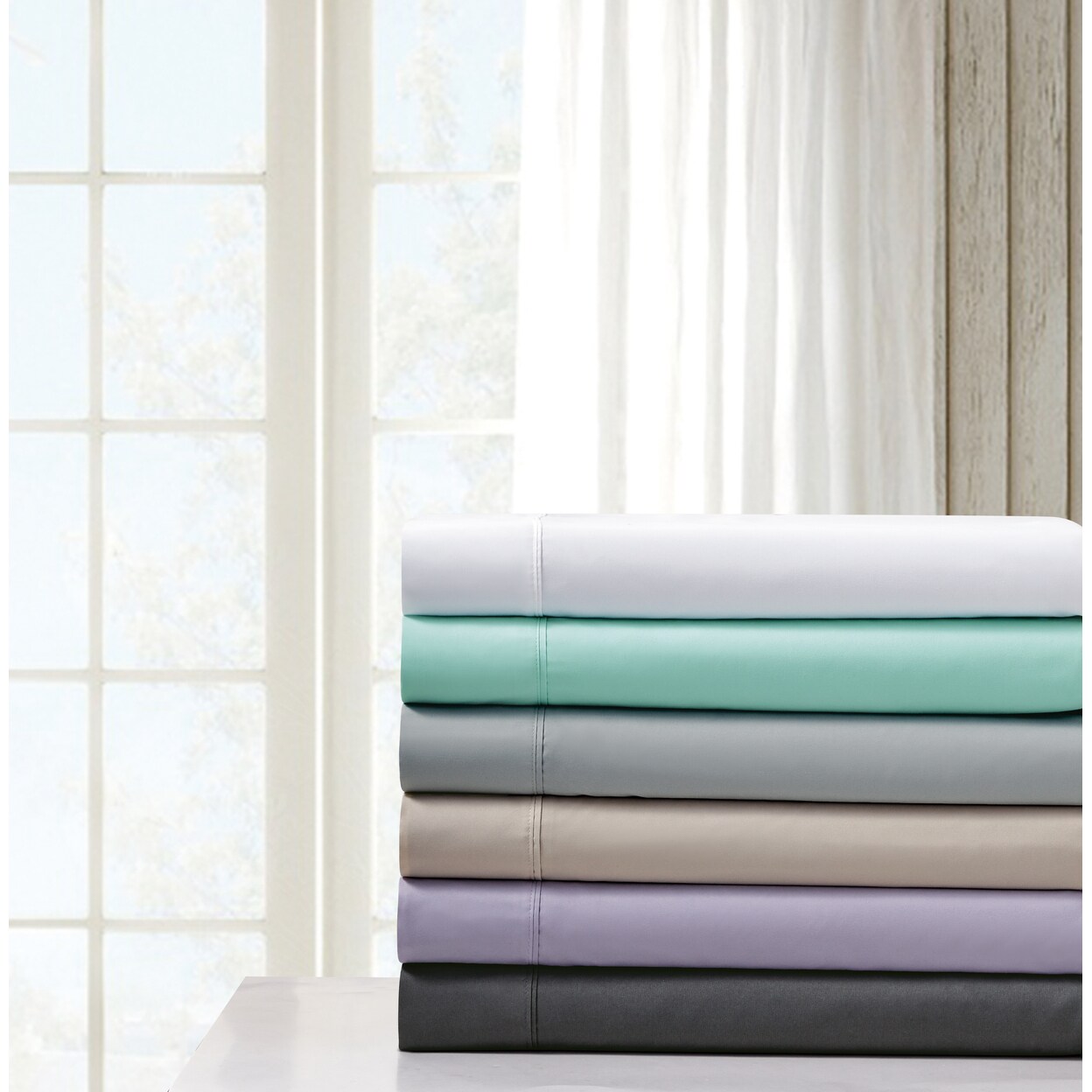 Kathy Ireland Ultra Soft Coolmax 6 Piece Sheet Set King Aqua