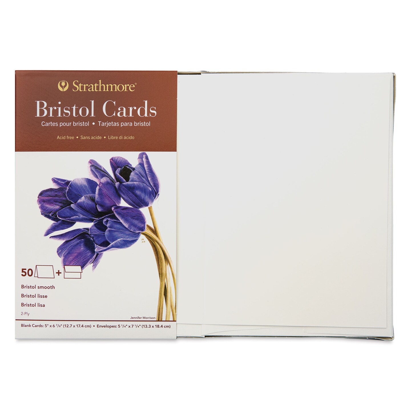 Strathmore 400 Series Bristol Cards and Envelopes - Full Size, 5