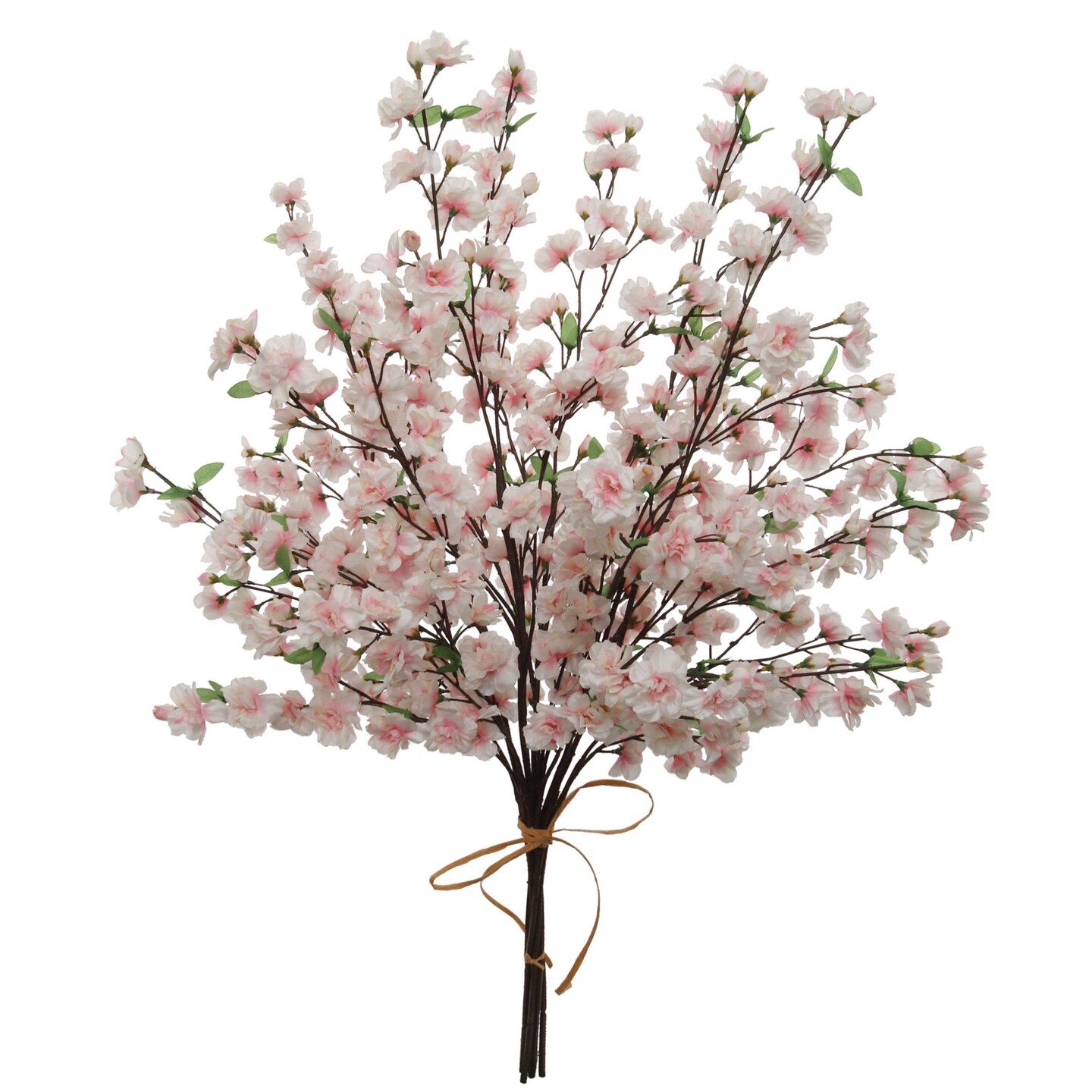 6-Pack: Light Pink Cherry Blossom Stem with Silk Flowers by Floral Home&#xAE;