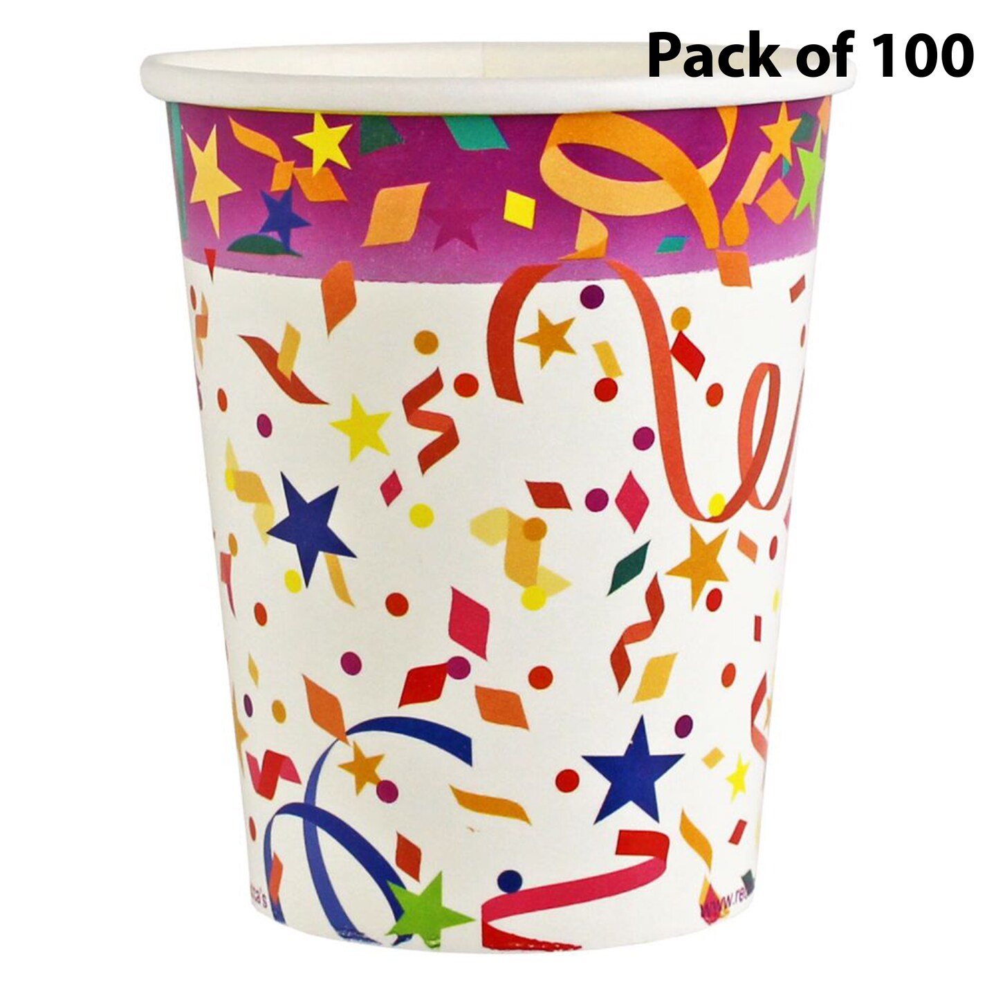 Confetti Party Paper Cups | Paper Place Settings 9 Ounce | Raheev®