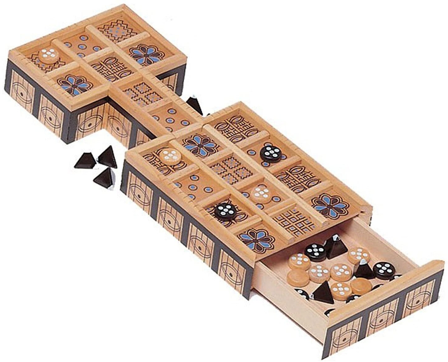 WE Games Replacement Wooden Game Pieces from The Game of UR - Extra Set of Pieces