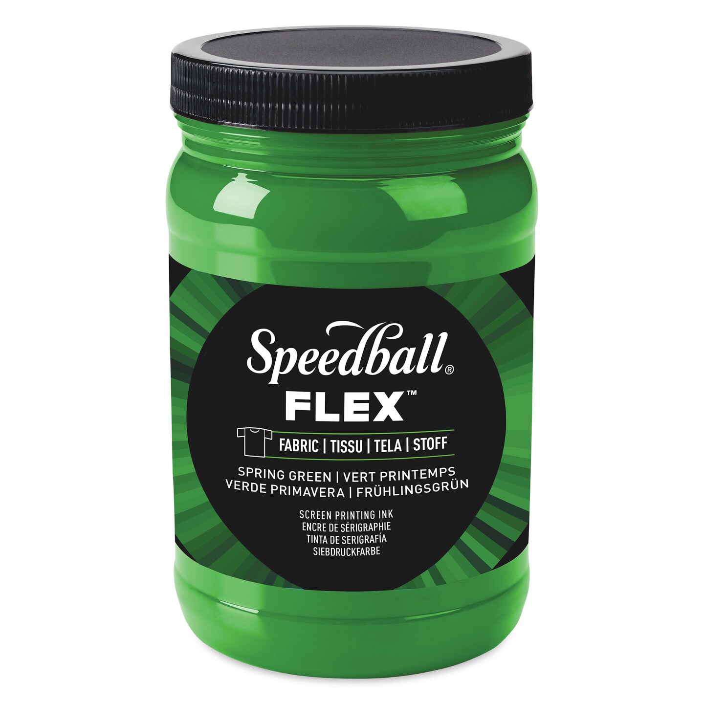 Speedball Flex Screen Printing Fabric Ink - Spring Green, 32 oz