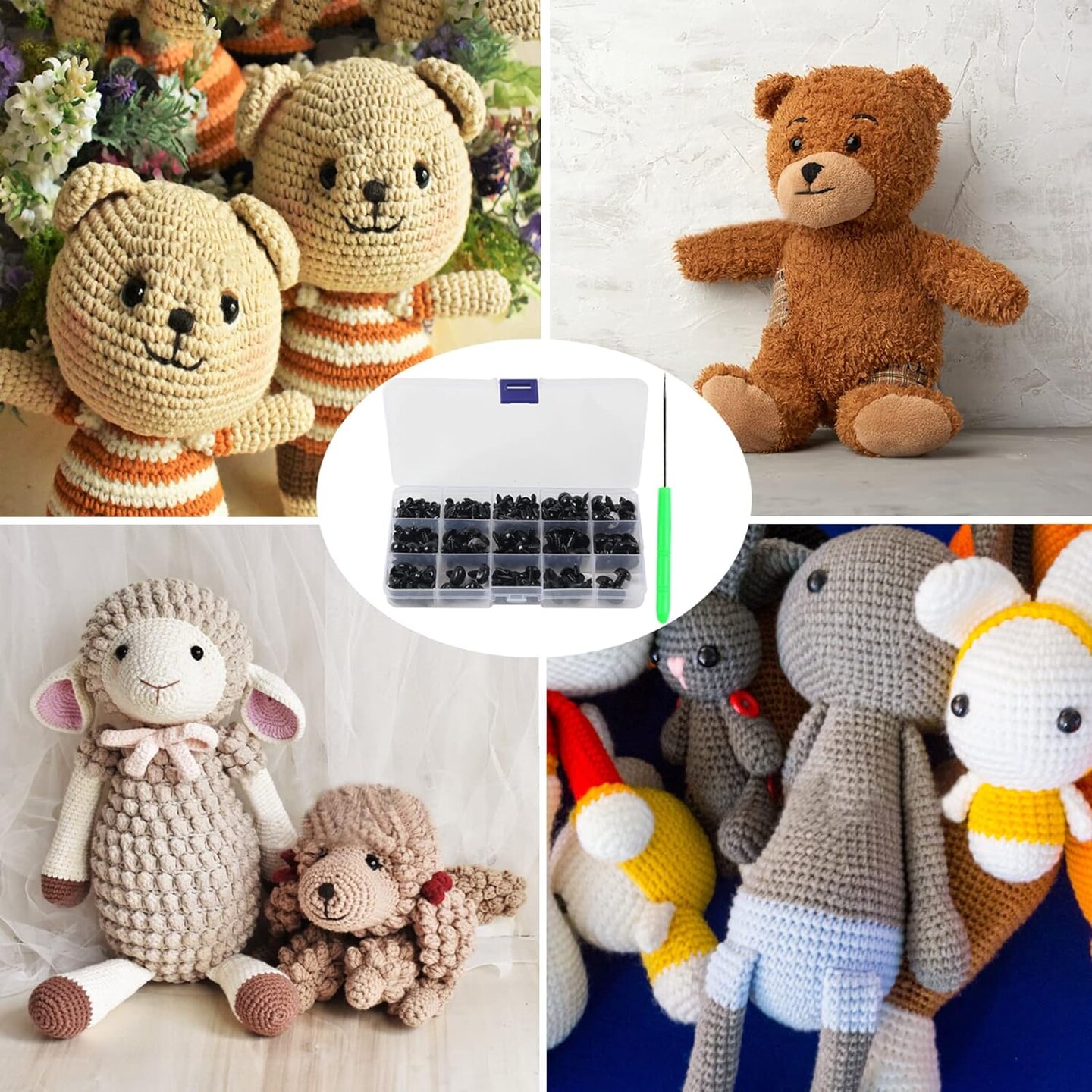 Safety Crochet For Plushed Toys 566 Pcs
