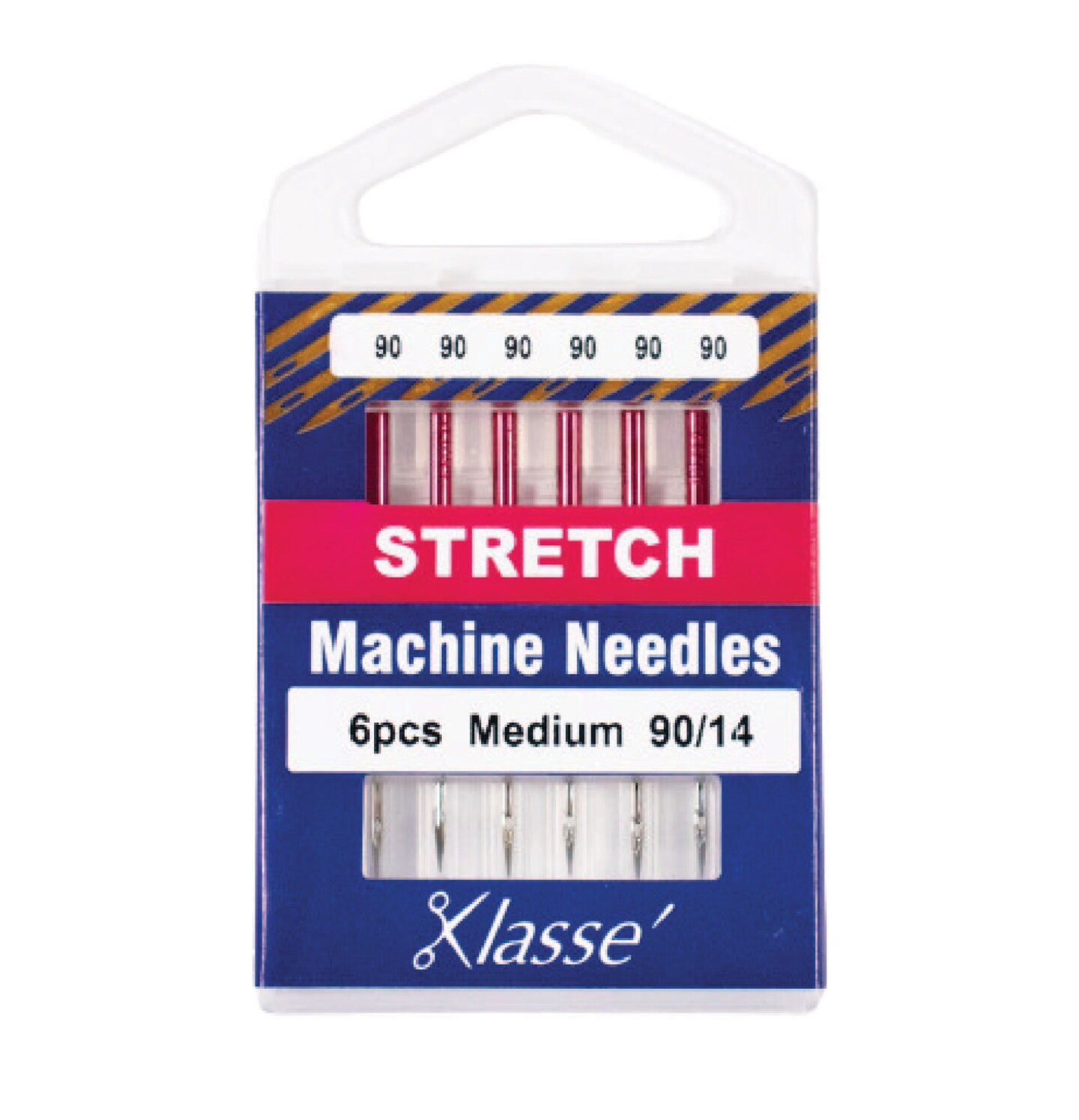 KLASSÉ® -- 90/14 -- Stretch -- Home Sewing Machine Needles (130/705 H)
