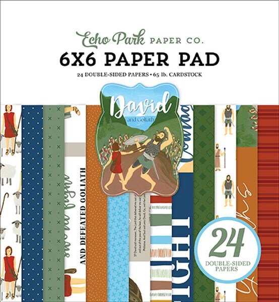 Echo Park David and Goliath 6x6 Paper pad