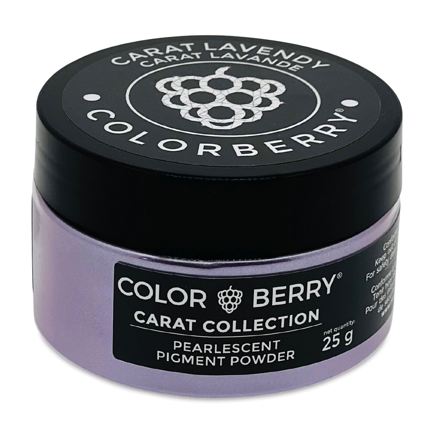 Colorberry Carat Collection Dry Resin Pigment - Lavendy, 25 g, Jar