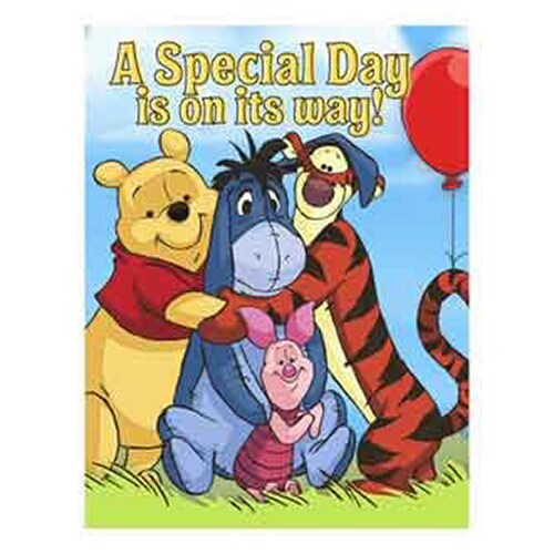 Winnie the Pooh Birthday Invitations