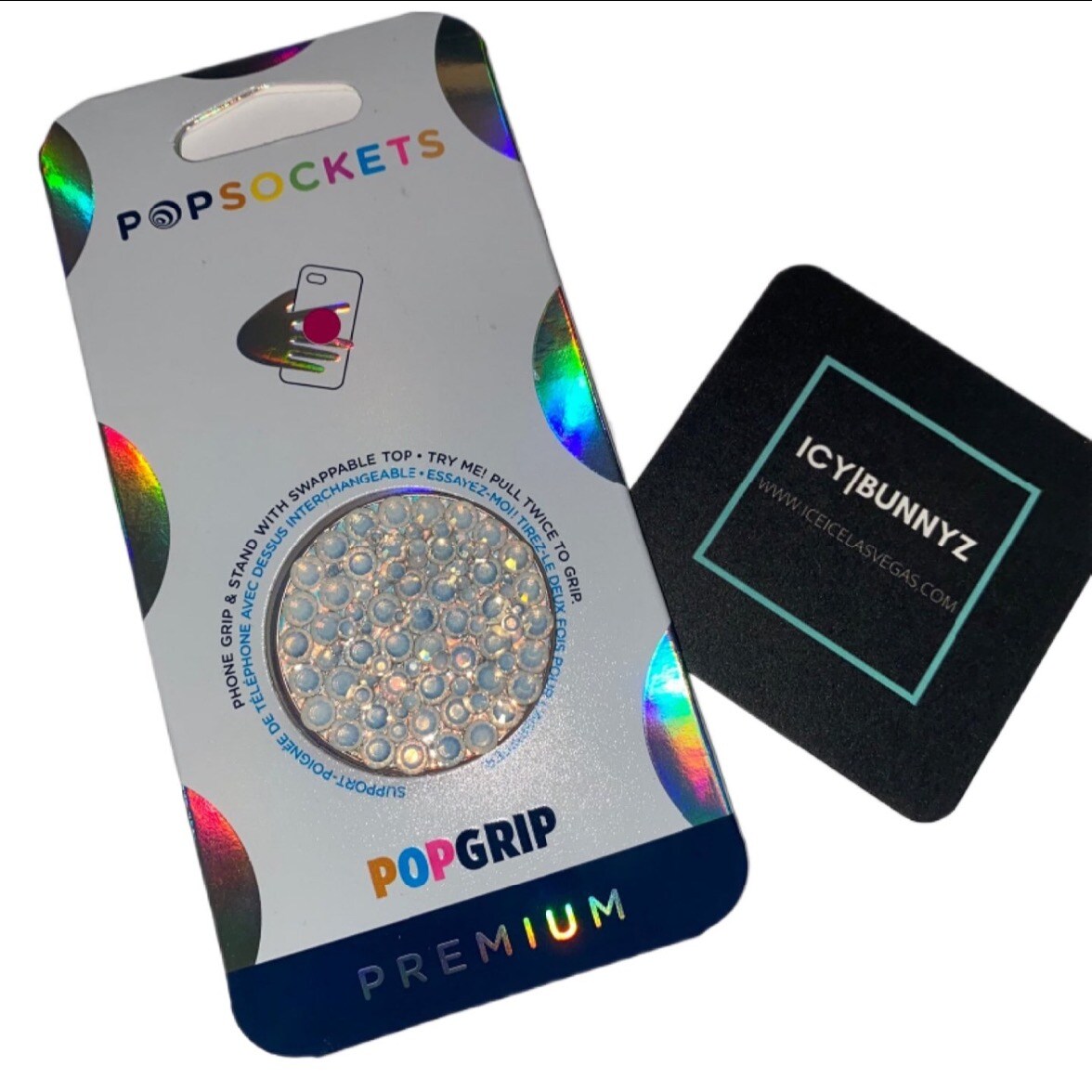 Luxe Opal Crystal Swappable Top PopSocket MakerPlace by Michaels