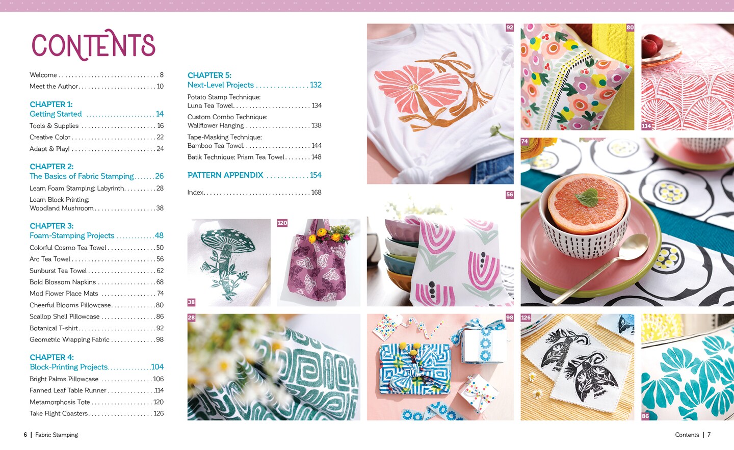 Fabric Stamping: A Simple Guide to Surface Design Using Block Printing and Foam Stamps