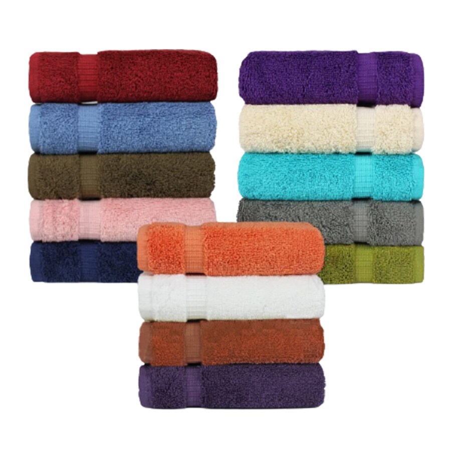 6 Pack 100% Cotton 12X12 Wash Cloths Ultra Soft Absorbent Multi Purpose Kitchen