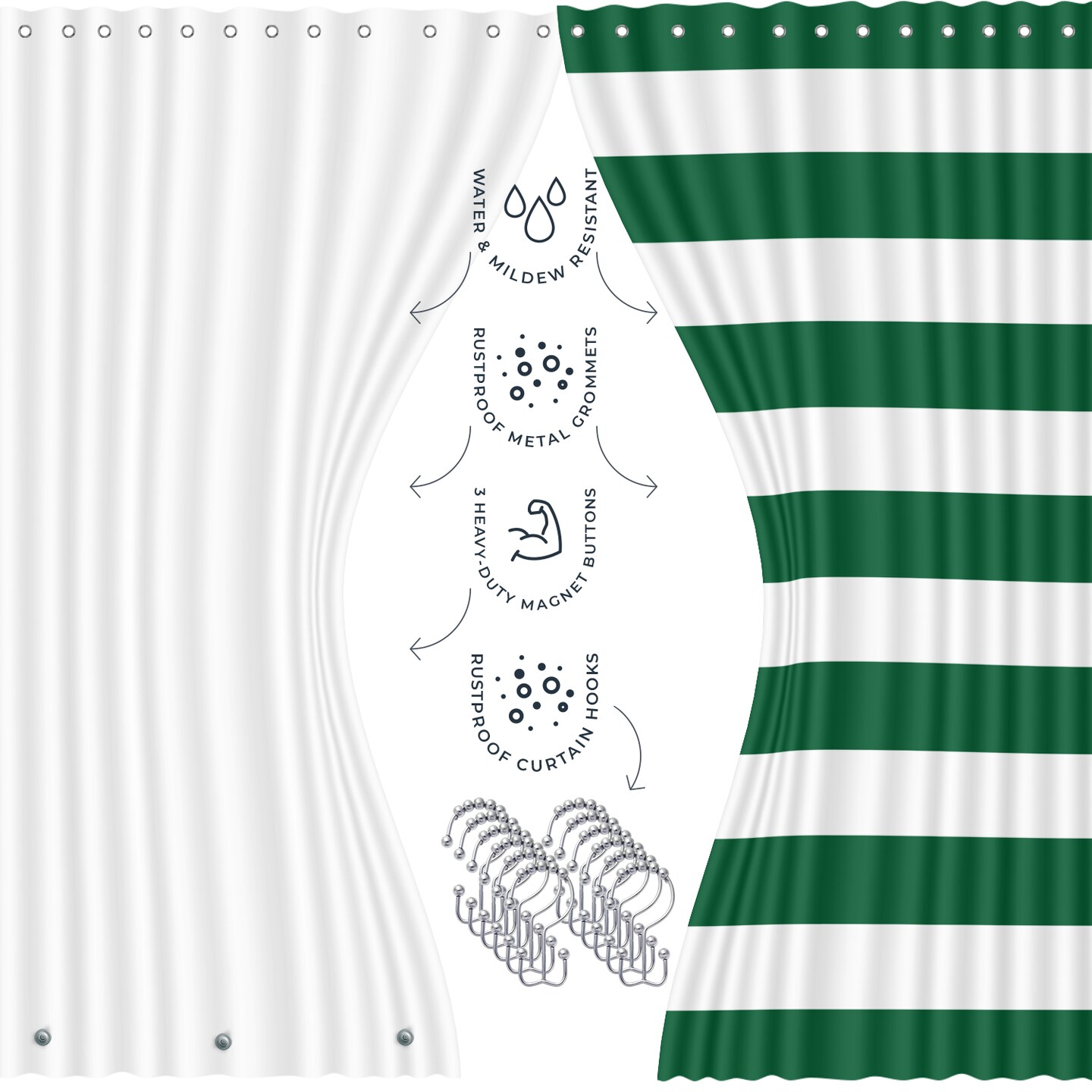 Clara Clark Bathroom Accessories Set