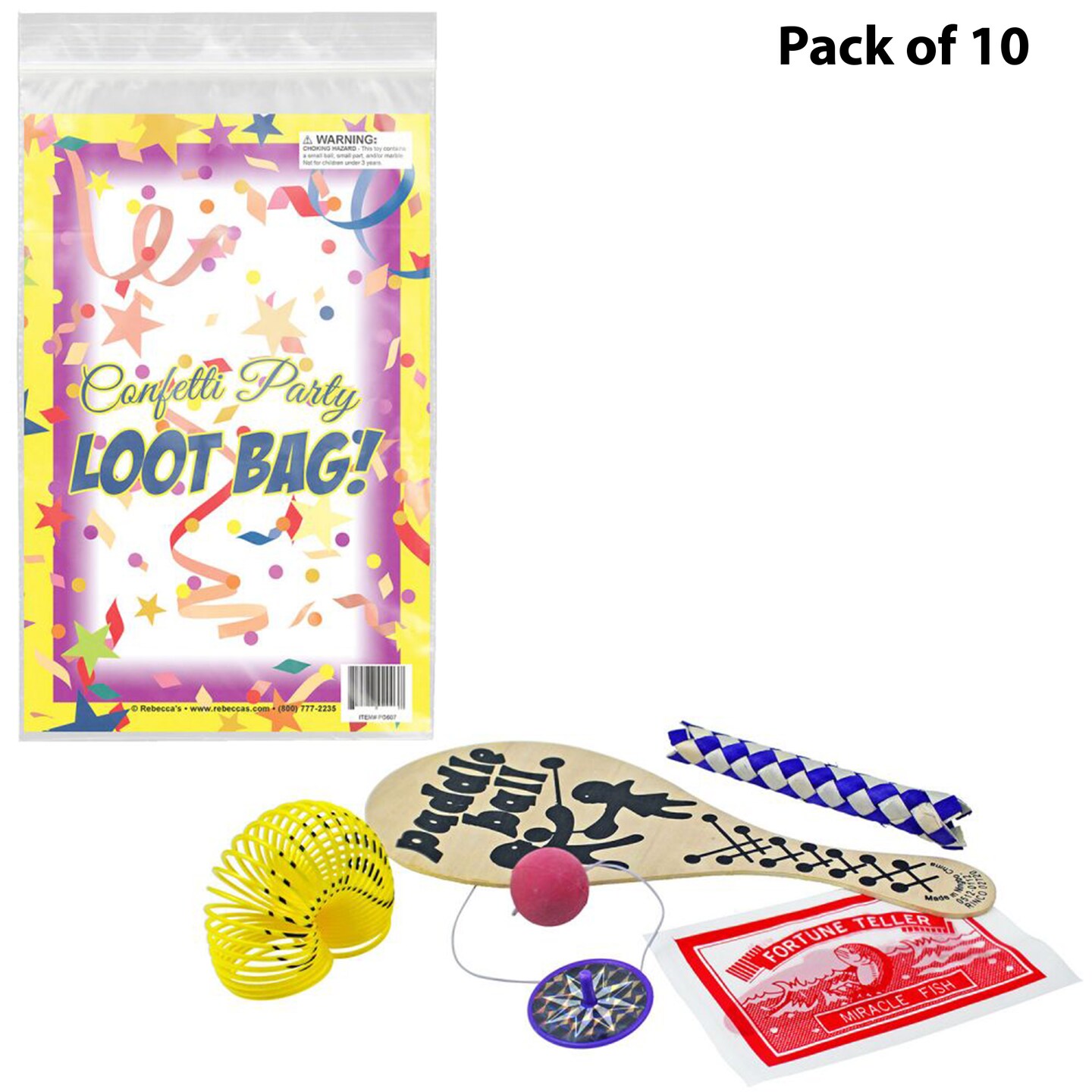 Confetti Party Loot Bag | Party Favors 6 x 10 inch | MINA&#xAE;