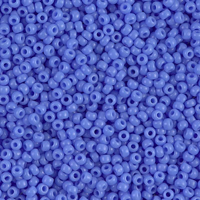 Miyuki 11 Round Seed Bead, 11-417L, Opaque Periwinkle, 13 grams | Michaels