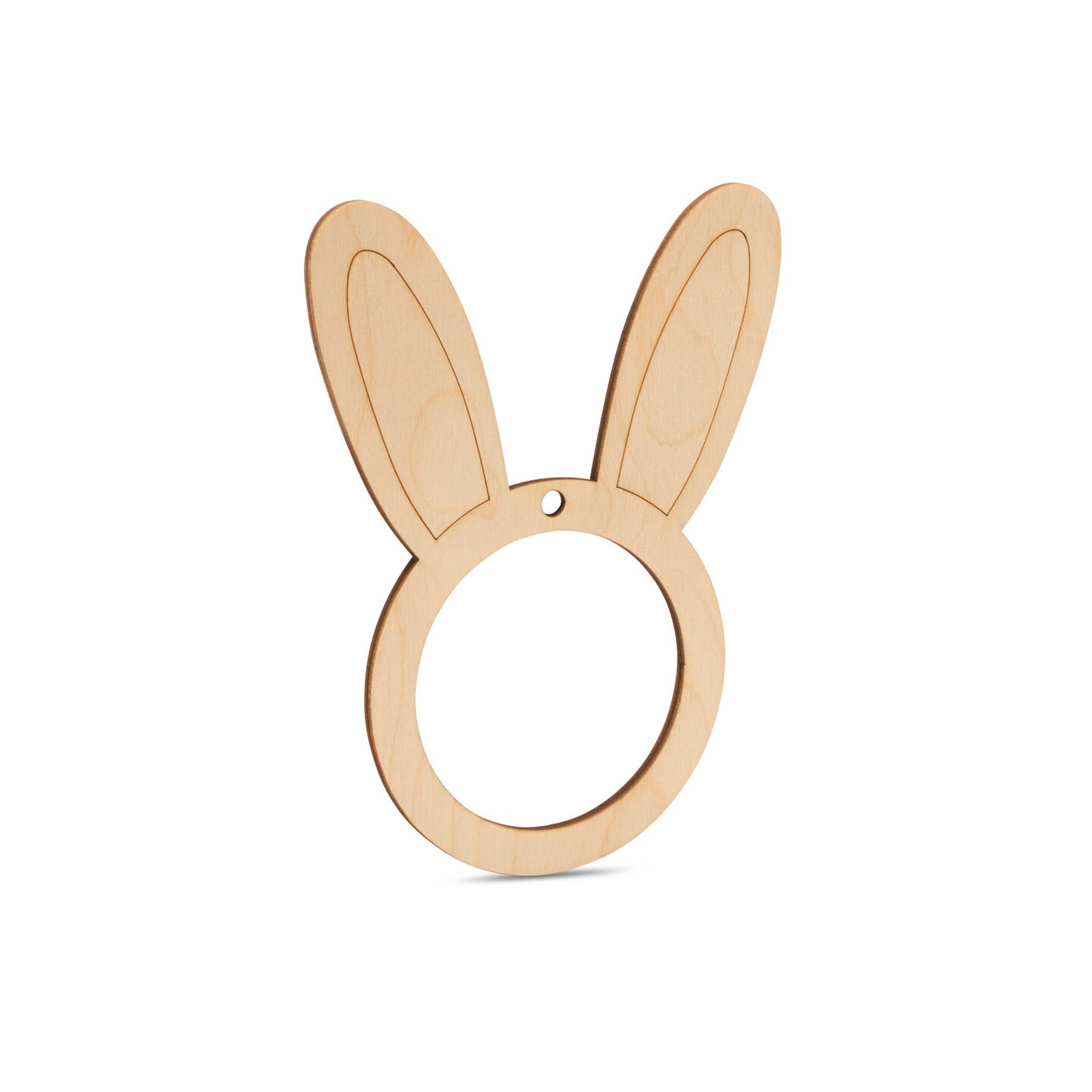 Wooden Bunny Face Frame 6&#x22;-24&#x201D;, 1/8&#x22; Thick for Easter |Woodpeckers