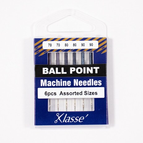 KLASS&#xC9;&#xAE; -- Ball Point -- Assorted Sizes -- Home Sewing Machine Needles (130/705 H)