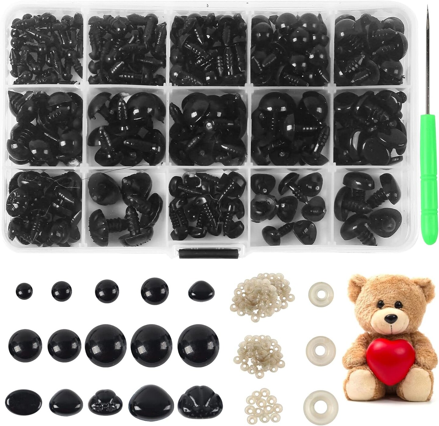 Safety Crochet For Plushed Toys 566 Pcs