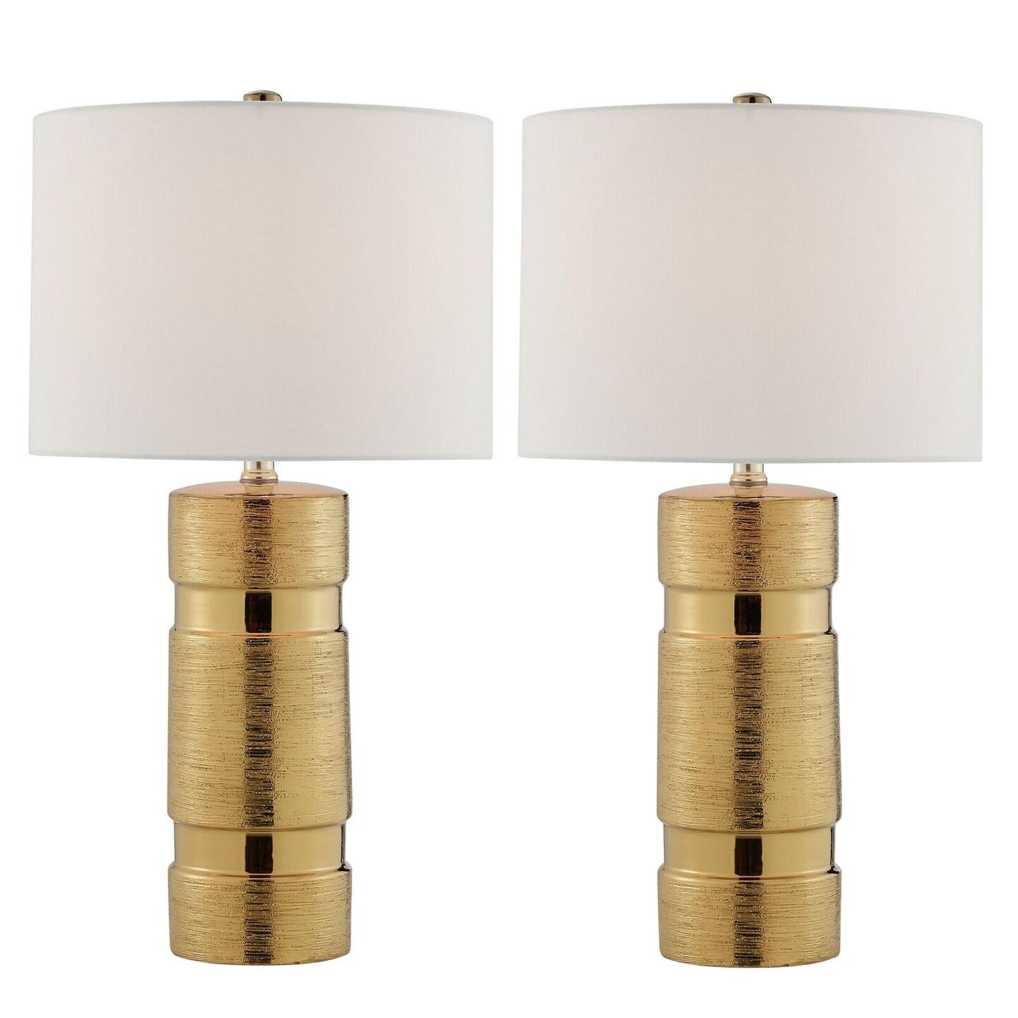 Lucano 2 Light 25&#x22; Tall Buffet Lamp Sets - Gold