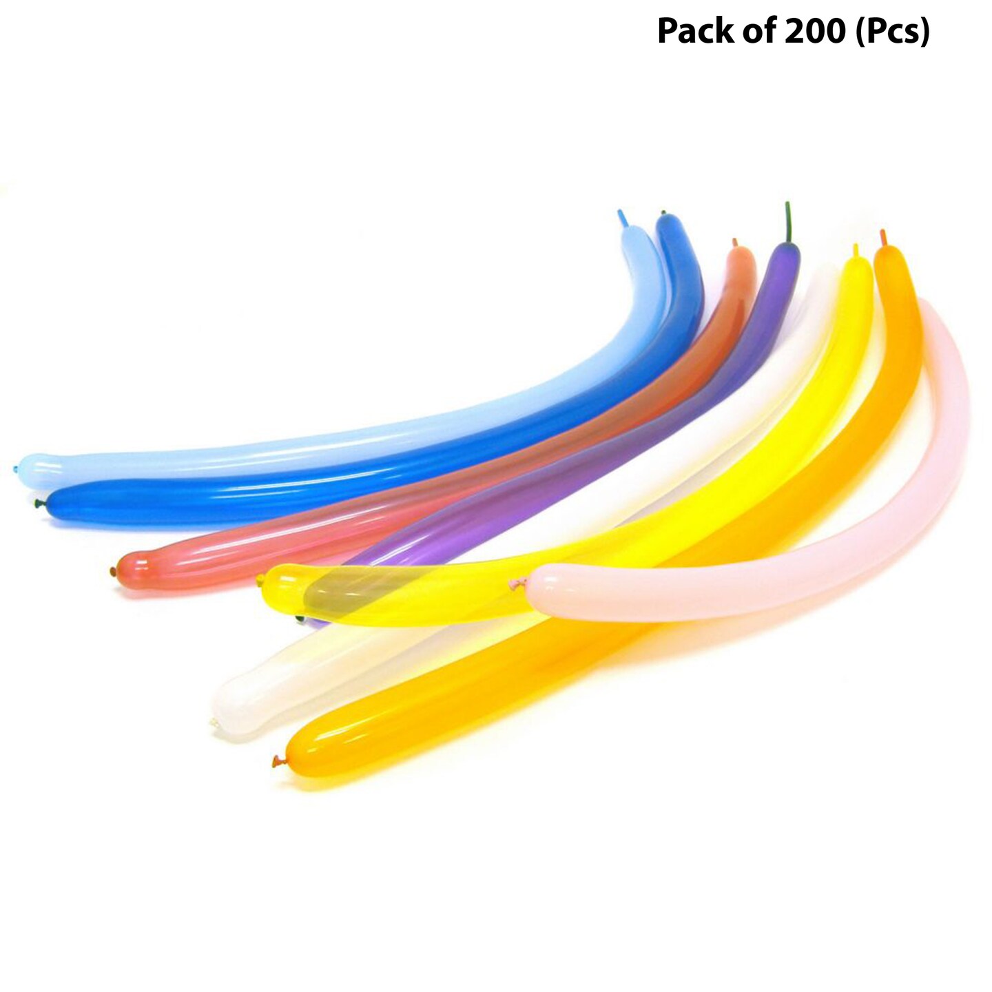 Deluxe Assorted Solid Color Sculpture Balloons - 60 Inch - Multipack | Raheev®