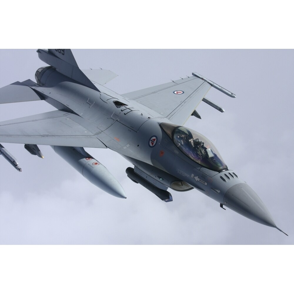 Posterazzi F-16 Fighting Falcon of the Norwegian Air Force Poster Print