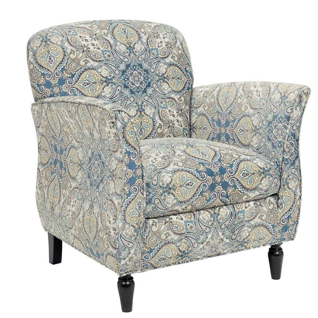 Gracie Mills   Herbert Upholstered Flared Arm Accent Chair - GRACE-8182