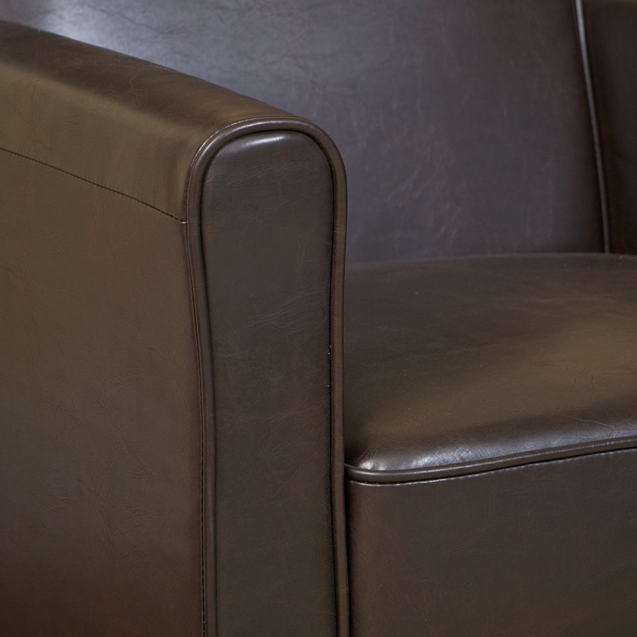 GDF Studio Lucas Leather Recliner Chair