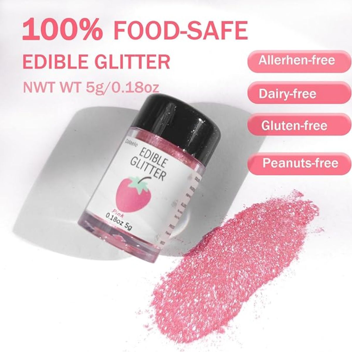 5 grams Edible Glitter Powder for Cakes &#x26; Drinks