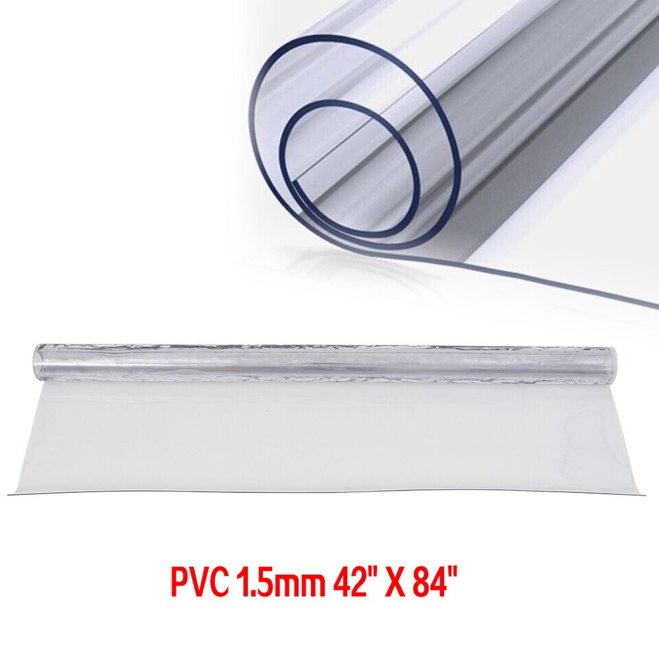 Kitcheniva High-quality Plastic PVC Clear Tablecloth Waterproof Transparent
