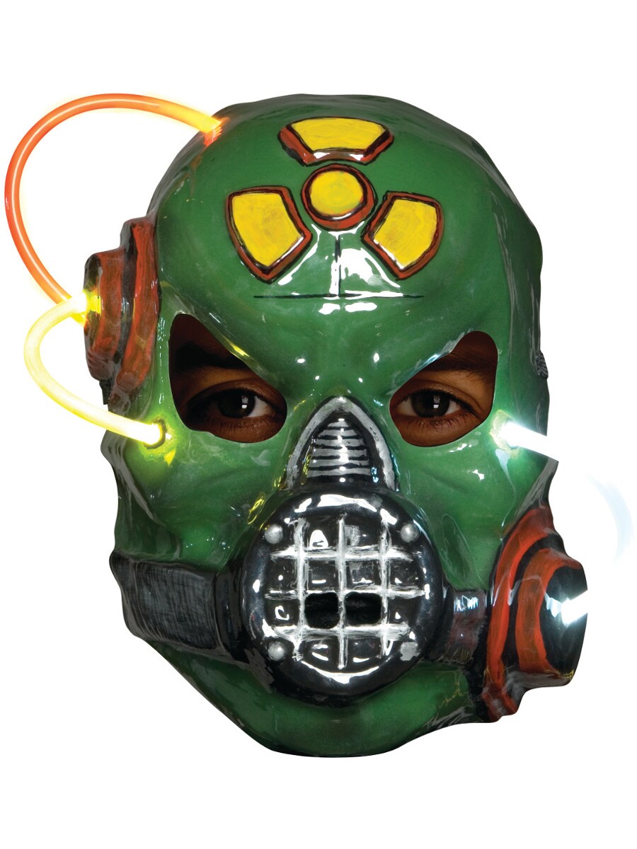 Adult&#x27;s Putrid Light Up Biohazard Gas Mask Costume Accessory