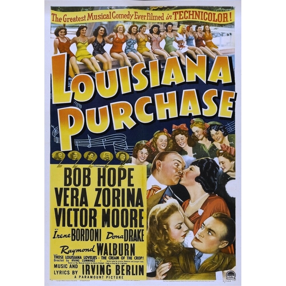 Posterazzi Louisiana Purchase Movie Poster Masterprint