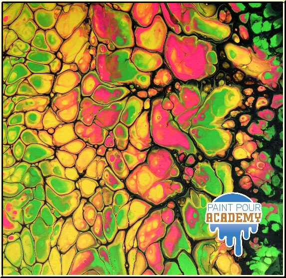 Acrylic Paint Pouring: Swipe Technique