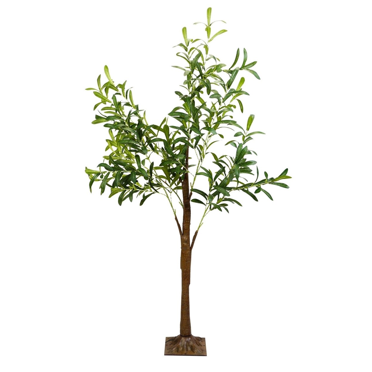 LED Beads Lighted Olive Tree Artificial Greenery Tree with