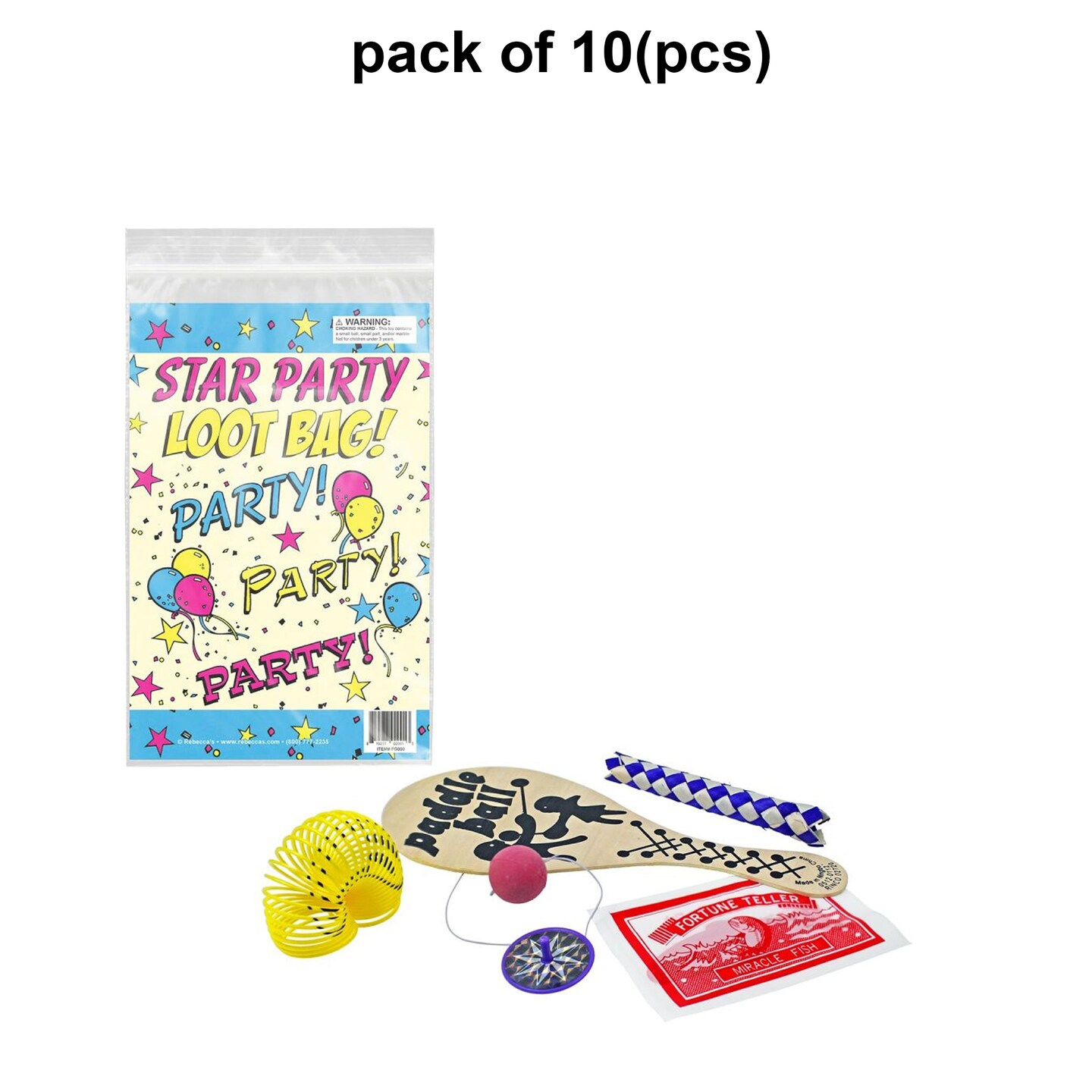 Star Party Loot Bag | 6 x 10 inch easy open | MINA&#xAE;
