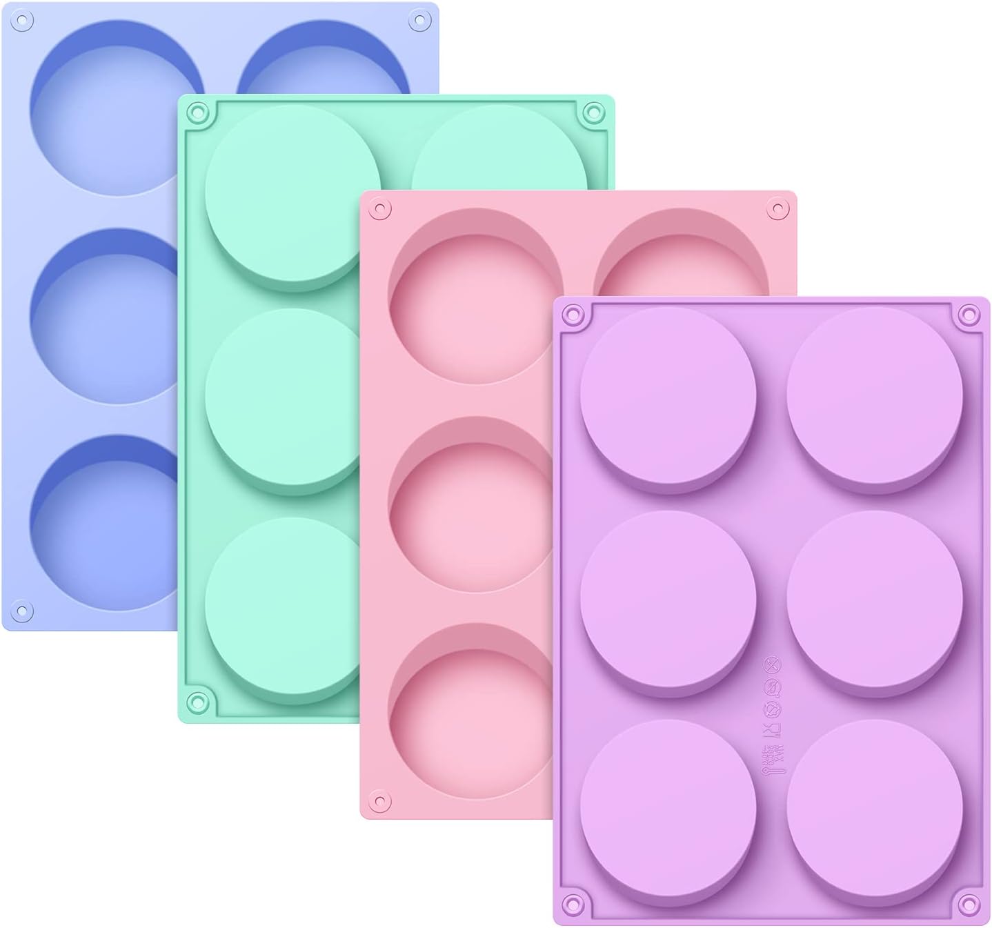 Durable Silicone Cookie Mold 4 pcs