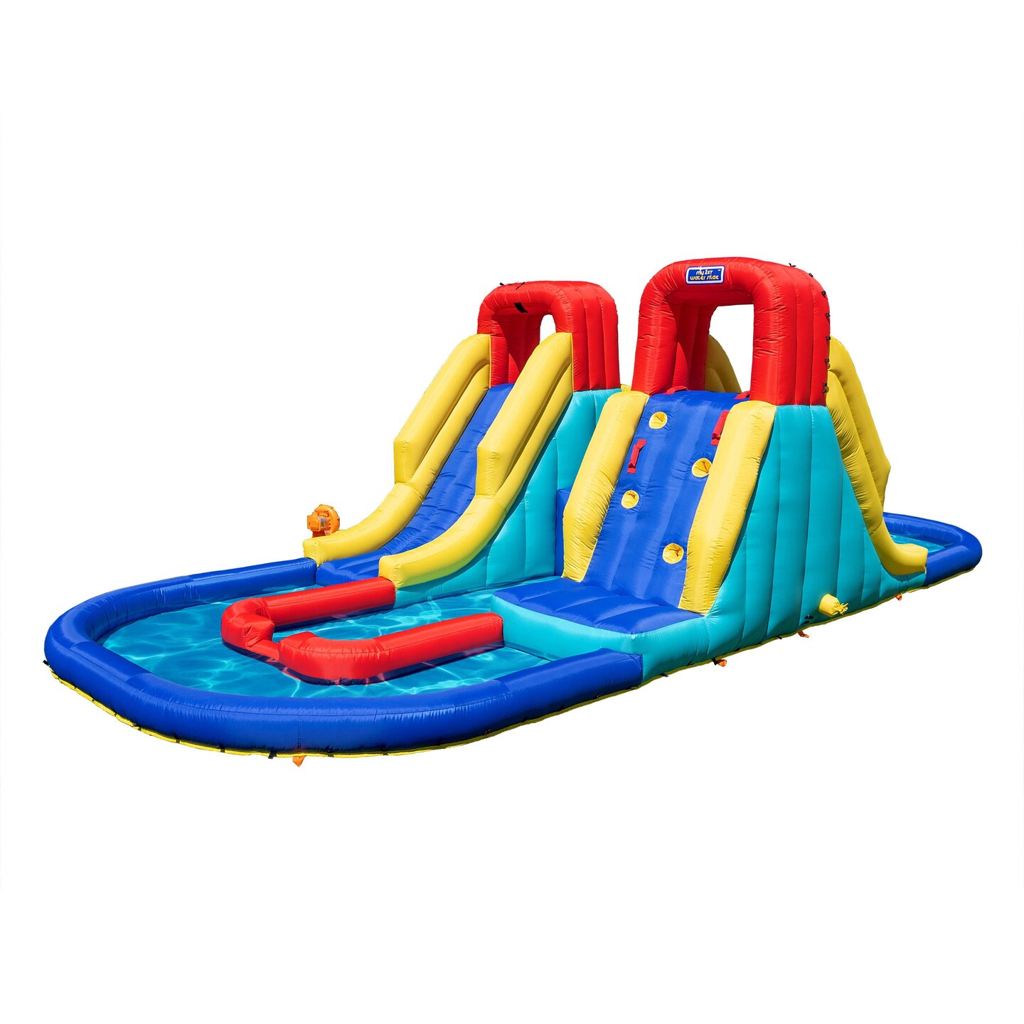 Racetrack Inflatable Water Slide