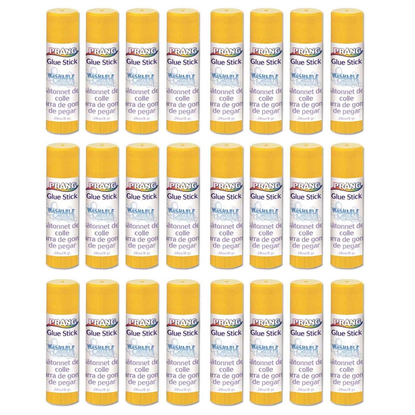 Washable Glue Stick, .28 oz, Pack of 24