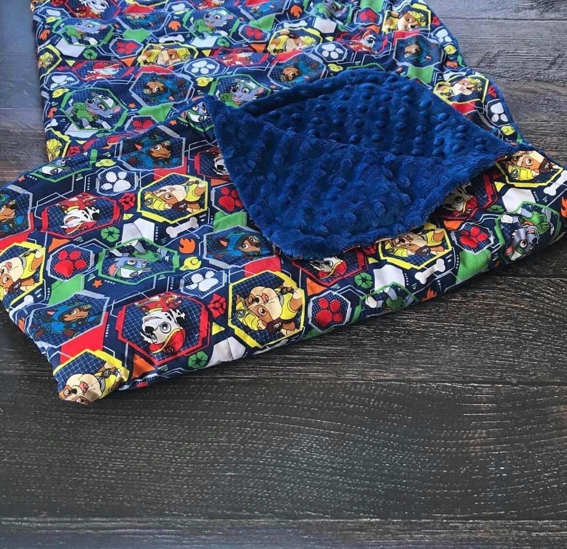 Weighted blanket for kids, throw blanket, Paw Patrol