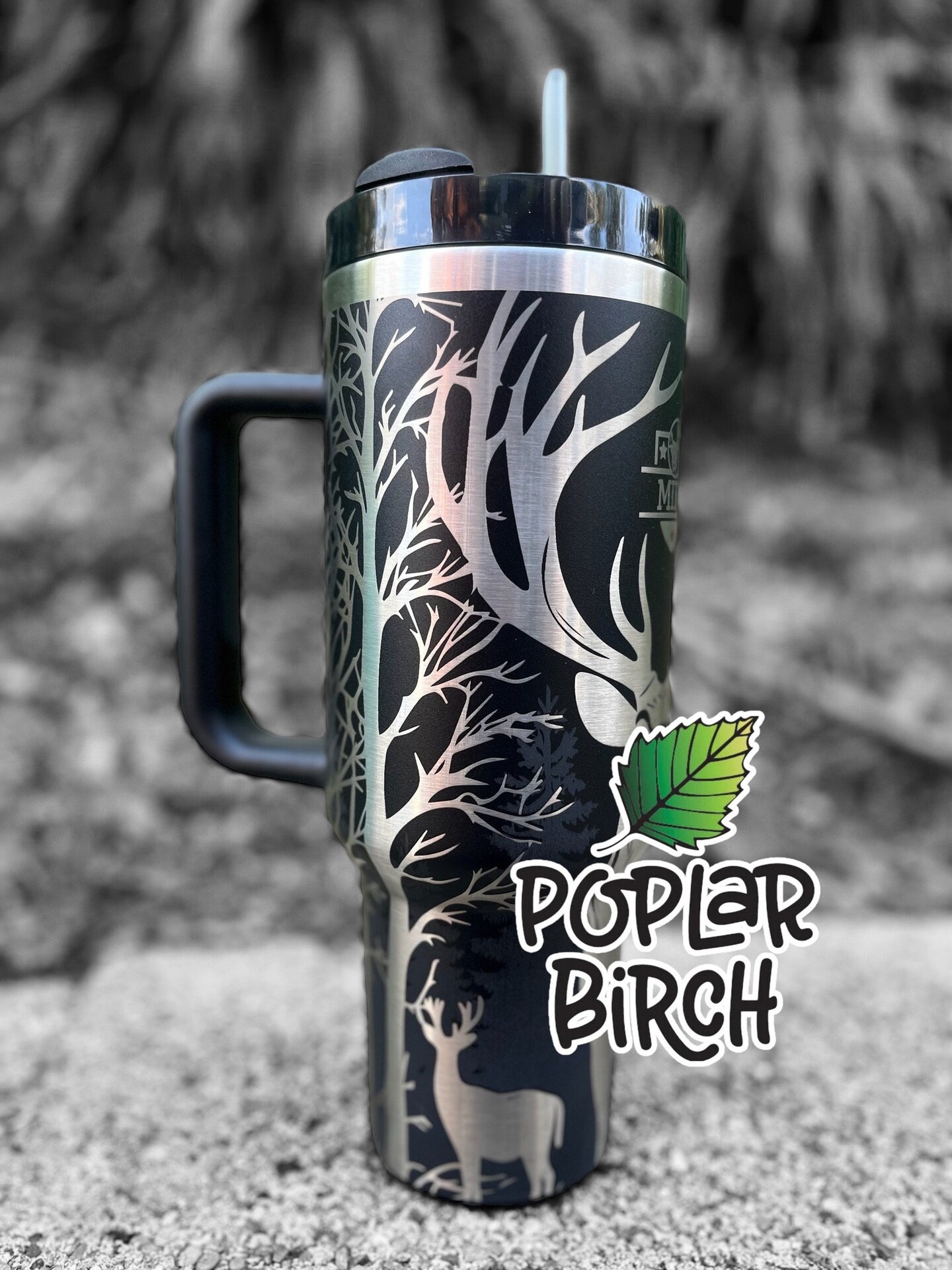 Deer Tumbler for Men, Personalized 40oz Mug Forest Woods, Large Cabin Coffee  Mug, Trophy Buck Engraved Hunter Fathers Day Gift | MakerPlace by Michaels