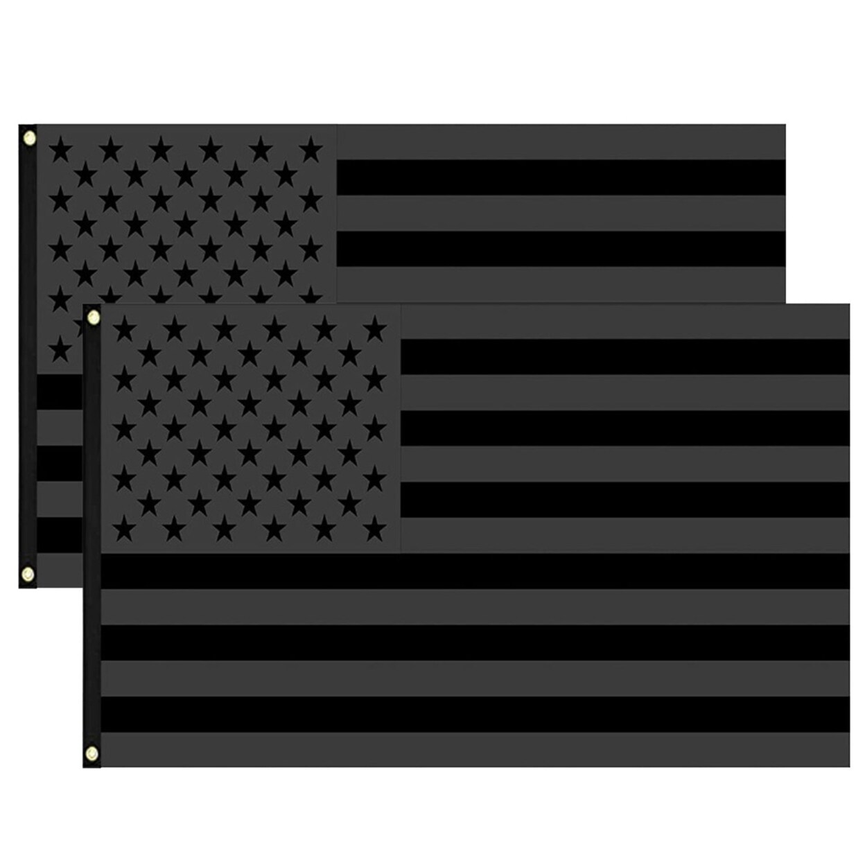 All Black American Flag 3X5ft Uv Black Us Flag Double Side Printing