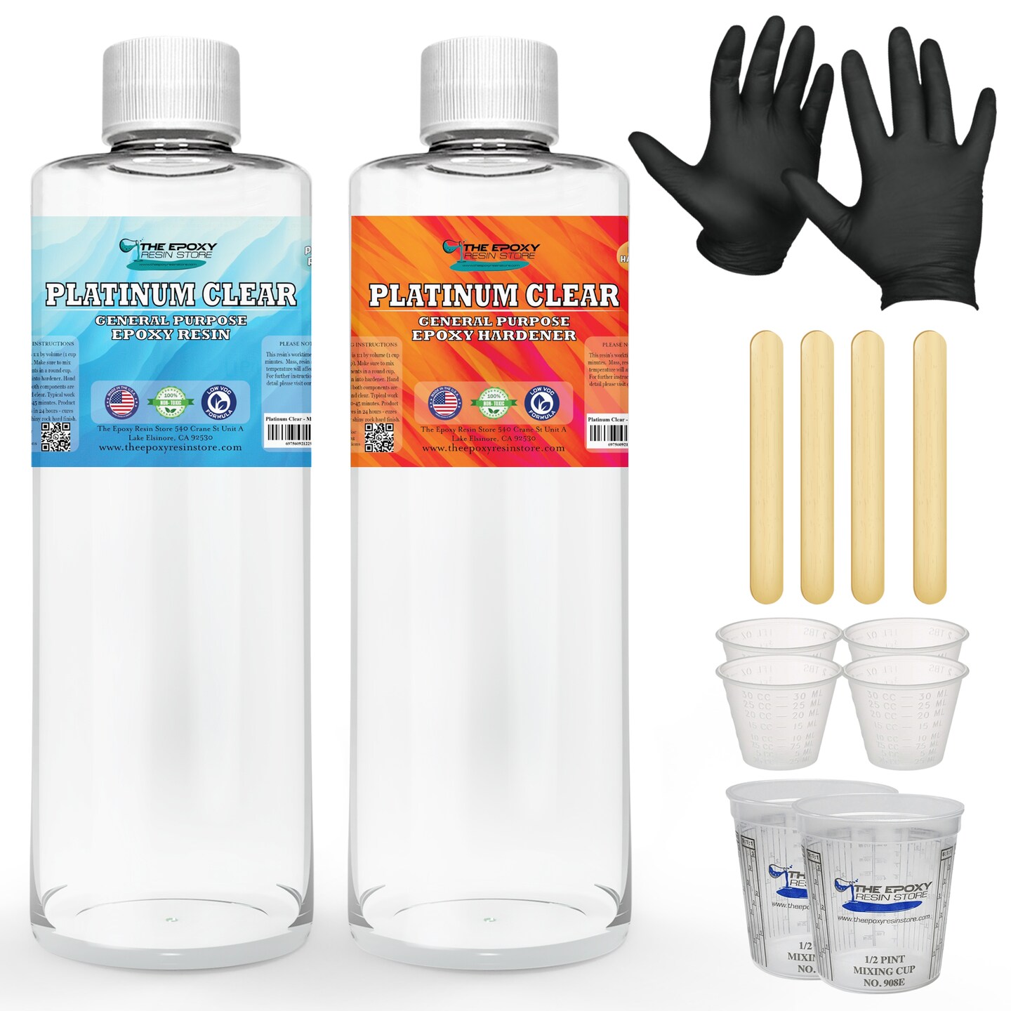 Epoxy Resin Kit Epoxy Resin Molds Silicone Kit Bundle Pixiss Easy Mix 1:1  17-Ounce Kit Epoxy Resin Mixing Cups and Supplies for Tumblers, Jewelry  Resin, Molds, Crafting Resin Kit 