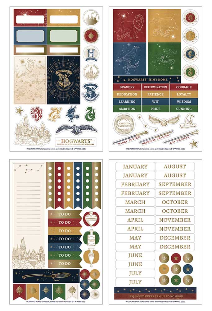 Harry Potter Navy Constellation Weekly Undated Planner Set