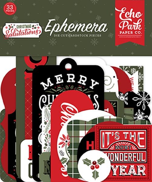 Echo Park Christmas Salutations Ephemera