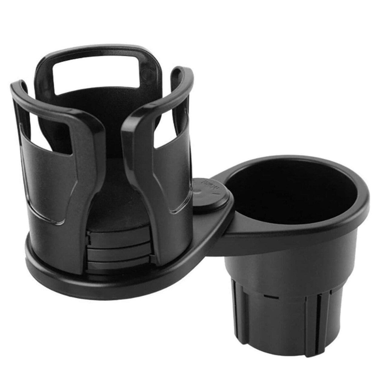 SKUSHOPS 2 In 1 Car Cup Holder Extender Adapter 360 Rotating Dual